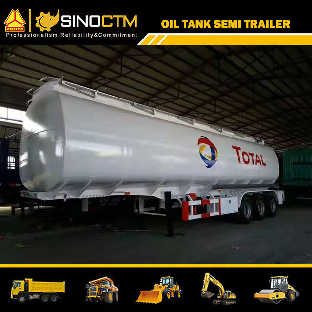 Three Axles 35CBM Oil Tanker Semi-Trailer