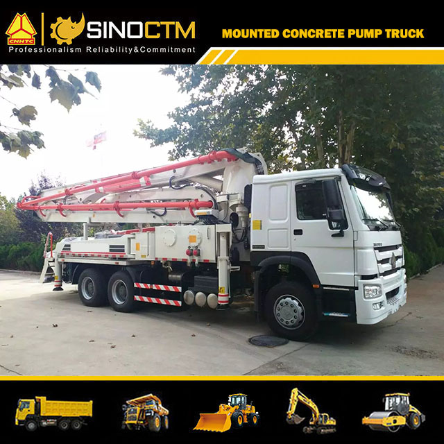 HOWO Boom Concrete Pump Truck（39m） 