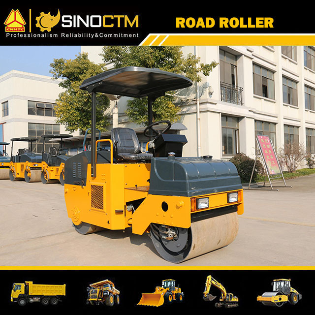 DOUBLE DRUM VIBRATORY ROLLER 2T