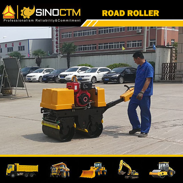 JMS08H WALK BEHIND VIBRATORY ROLLER 800kg