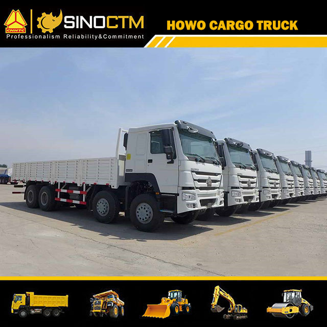 SINOTRUK HOWO 8X4 Cargo Truck 25ft