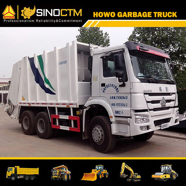 SINOTRUK HOWO 6X4 Garbage Truck 18cbm