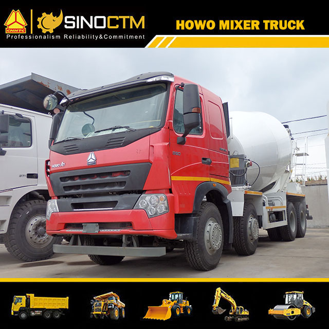 SINOTRUK HOWO-A7 8X4 Concrete Mixer Truck 12cbm