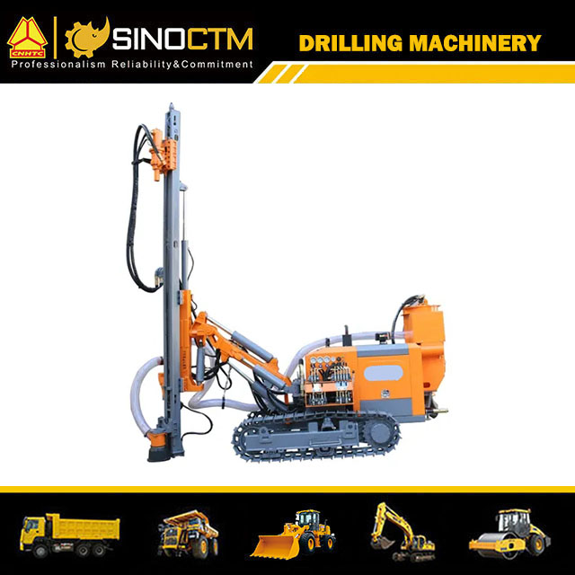 Jk590BC Crawler Mounted Hydraulic DTH Drill Rig