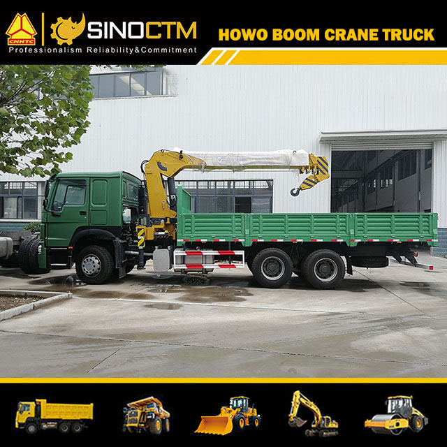 SINOTRUK HOWO 6x4 Boom Truck 8T Crane(Straight arm type)