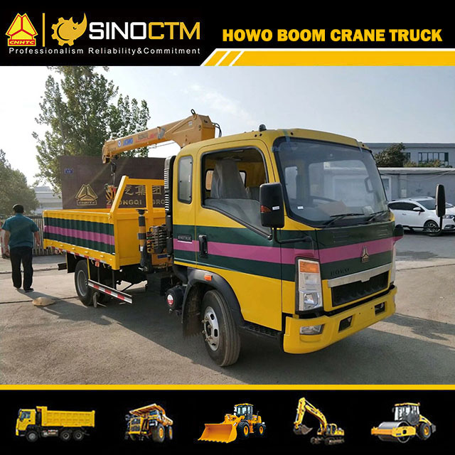 SINOTRUK HOWO 4X2 Light Boom Truck 5T