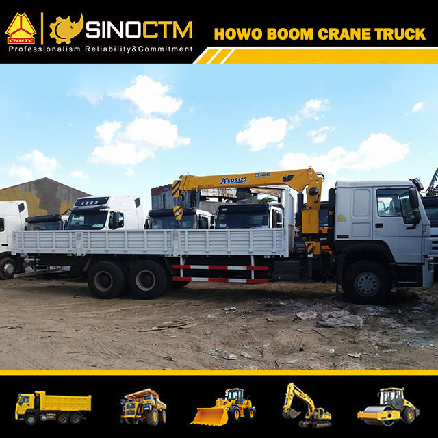 SINOTRUK HOWO 6x4 Boom Truck 10T Crane Truck