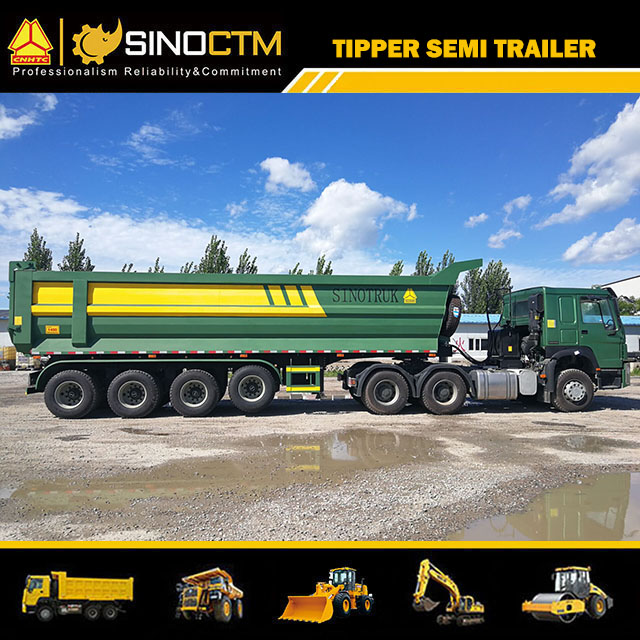 Four Axle Tipper Semi-Trailer(60Ton)