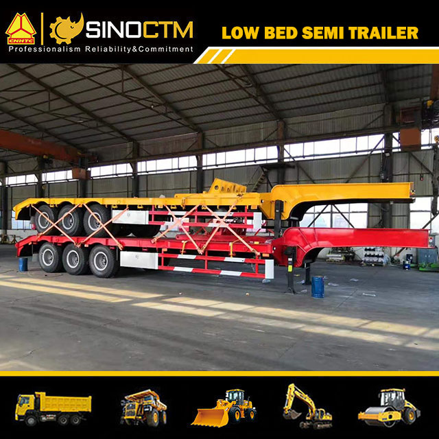 Three Axle Low Bed Semi-Trailer(60T)