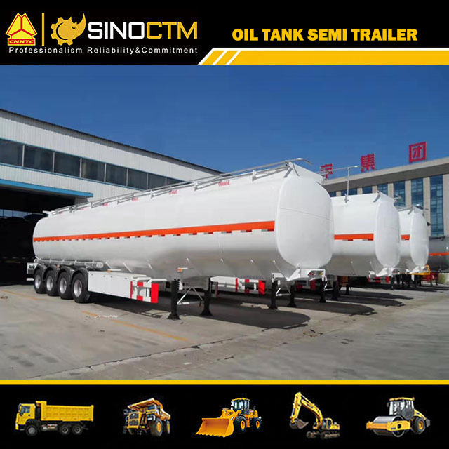 Four Axles 60cbm Oil Tank Semi-trailer