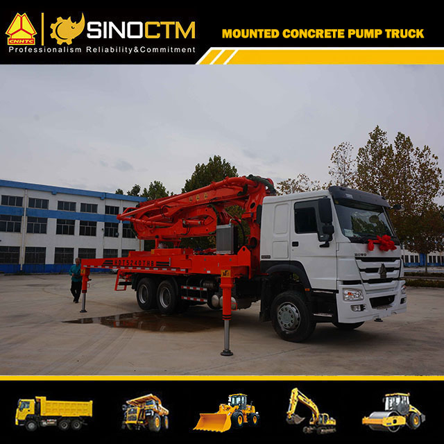 HOWO Boom Concrete Pump Truck（37m）