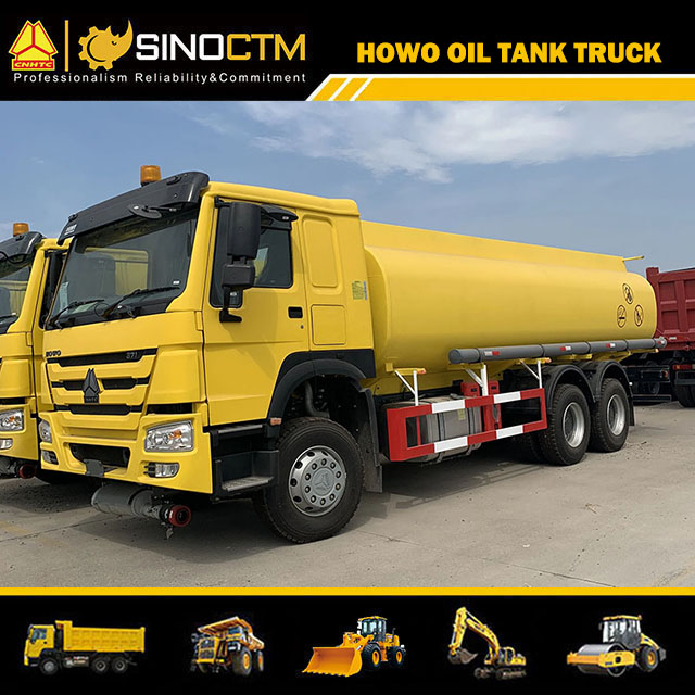 SINOTRUK HOWO 6X4 Fuel Tank Truck 25m³