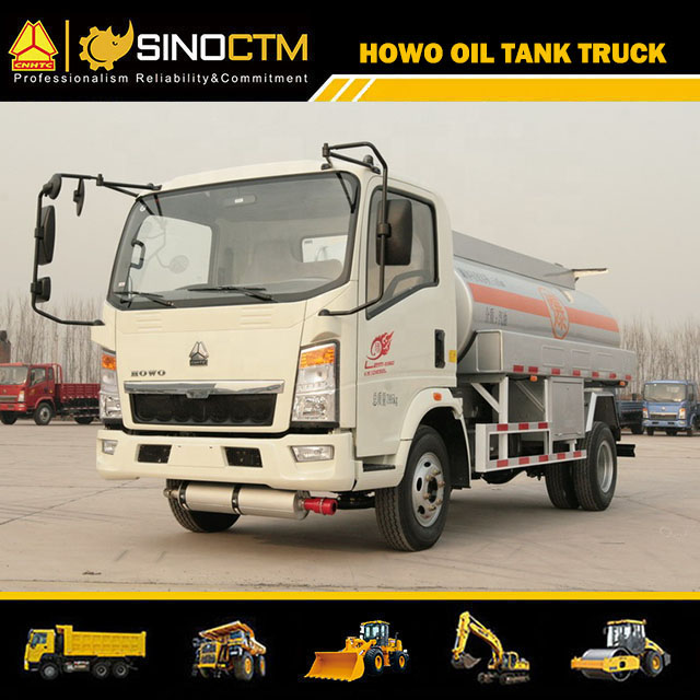 SINOTRUK HOWO 4X2 Light Fuel Tank Truck 6cbm