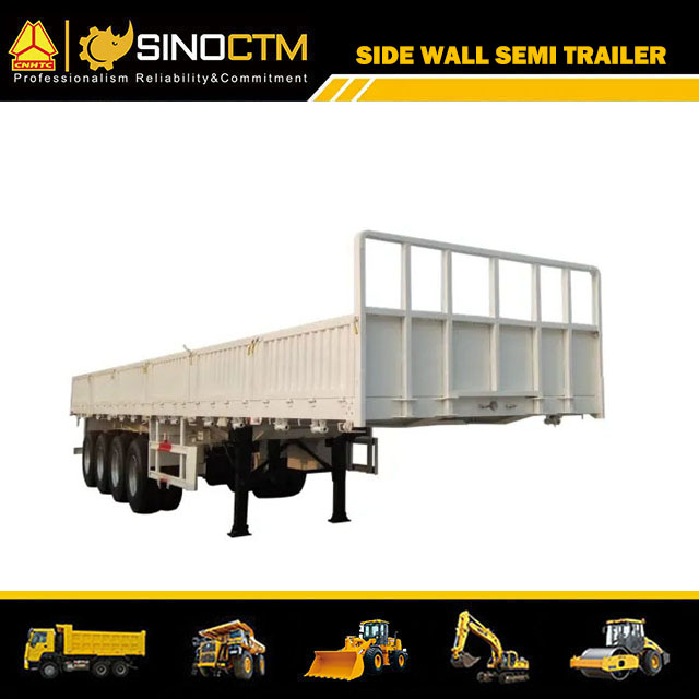 Four Axle Sidewall Semi-Trailer