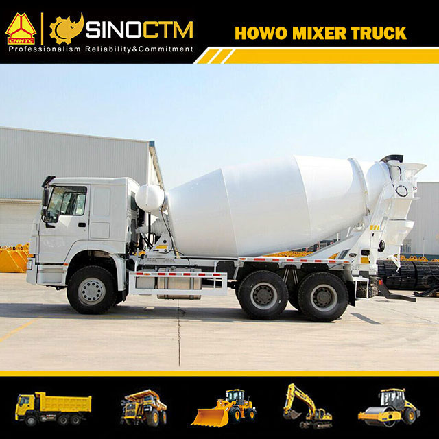 SINOTRUK HOWO 6X4 Concrete Mixer Truck 9 Cbm