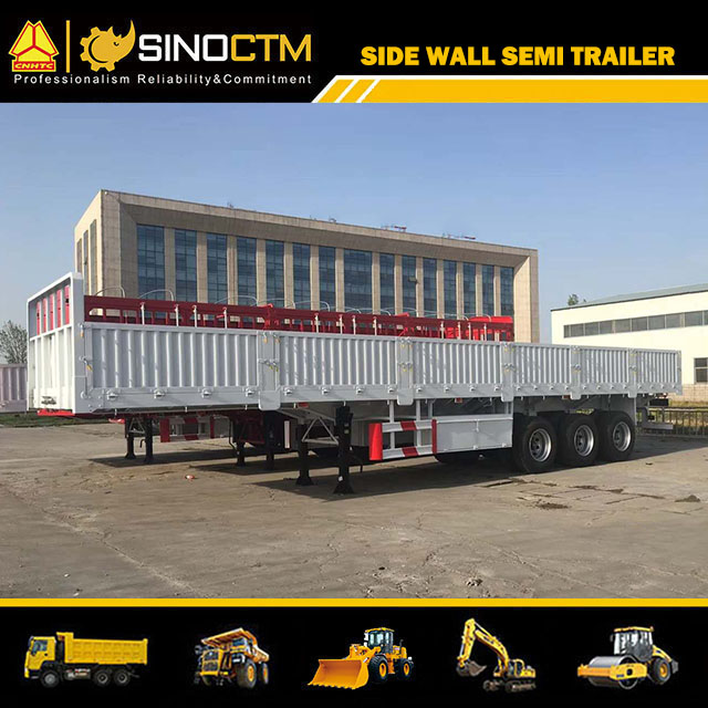 Three axles 60 ton Bulk Grain Bin Trailer