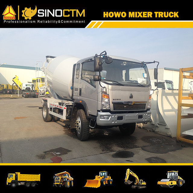 SINOTRUK HOWO Light Concrete Mixer Truck 5m Cbm