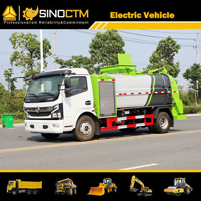 DONGFENG Electric Side Bin Lifter Garbage Truck 5 CBM