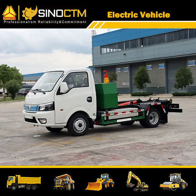 DONGFENG Electric Hook Lift Garbage Truck 2.5 CBM