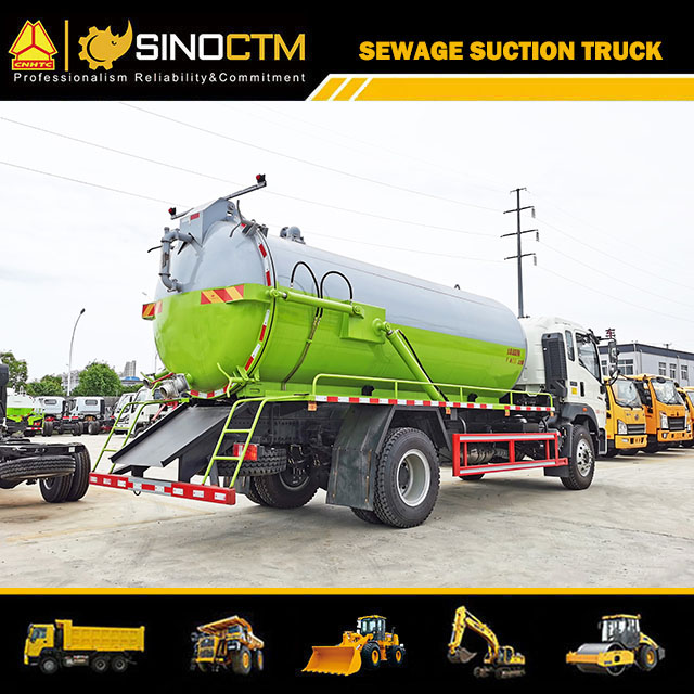 SINOTRUK HOWO Light Sewage Suction Garbage Truc 8CBM