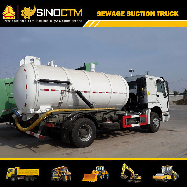 SINOTRUK HOWO Sewage Suction Truck 12 CBM