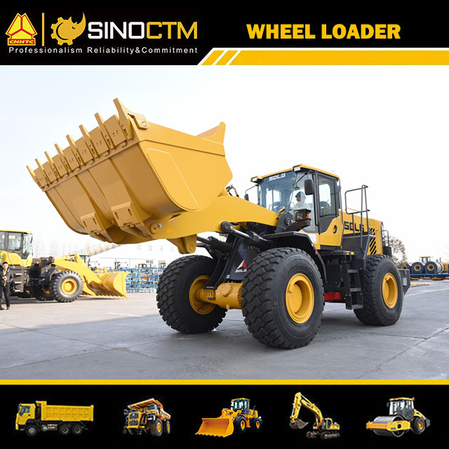 6T Landscaping Wheel loader With Fork