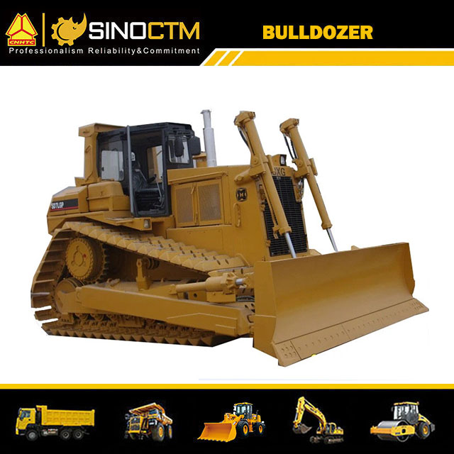 Compact Multifunctional Bulldozer With Backhoe