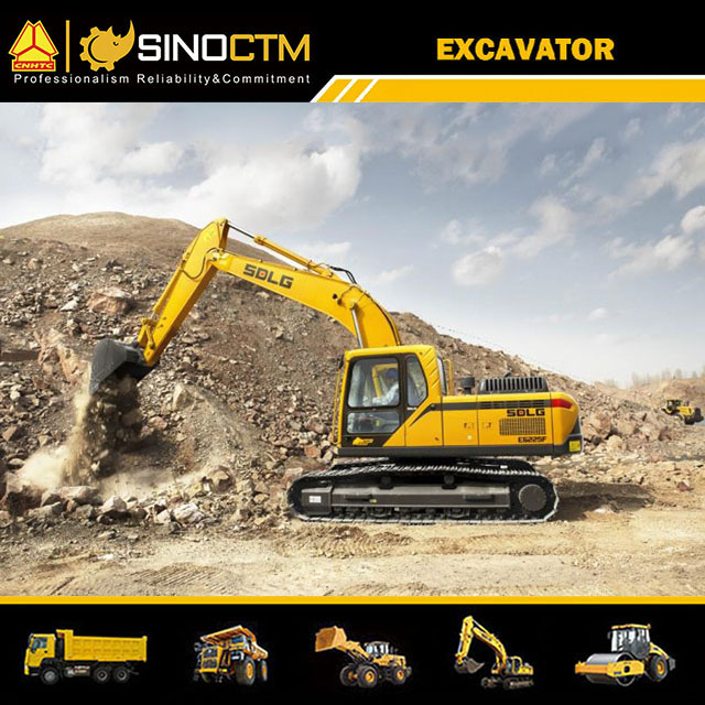 Retractable Chassis Hydraulic Digging Excavator