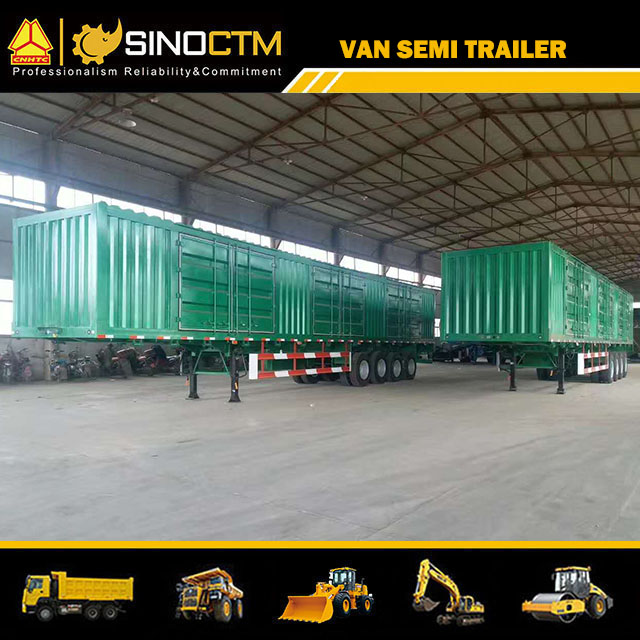 Four Axle Van semi trailer 