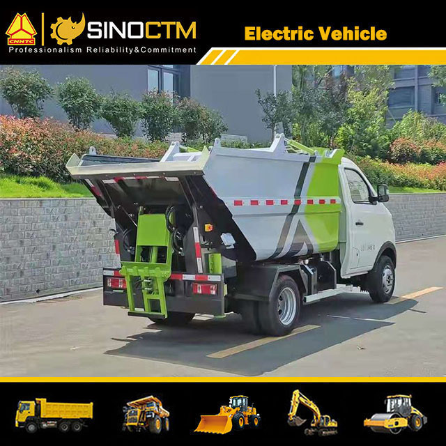 DONGFENG Electric Rear Loading Garbage Truck 3.5 CBM