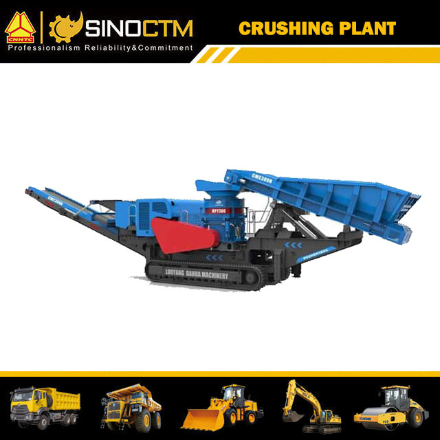 Crawler Mobile cone crusher 200～590t/h