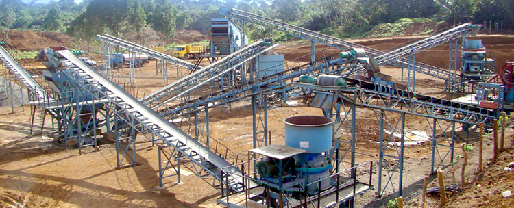 Middle East Gold Ore Crushing Plant