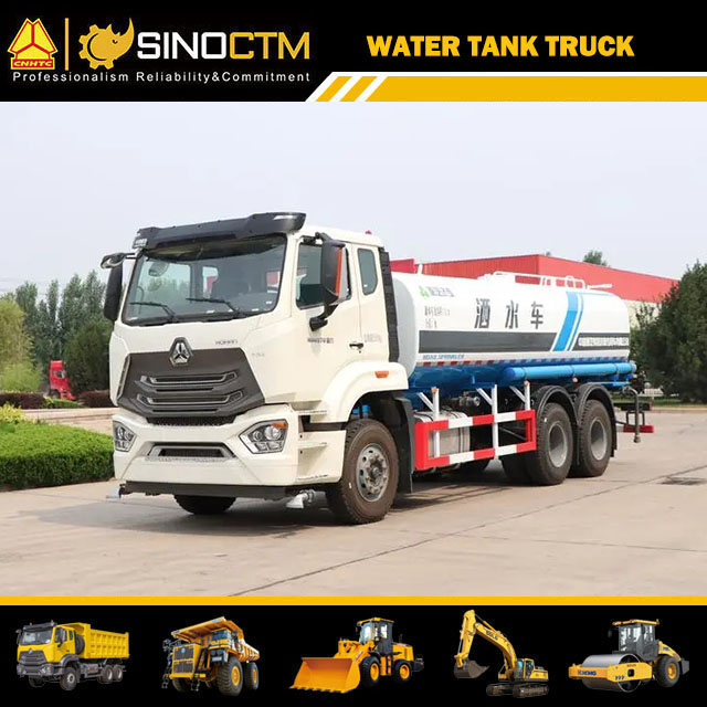 Poly Water Tank Truck For Road With Gasoline Water Pump