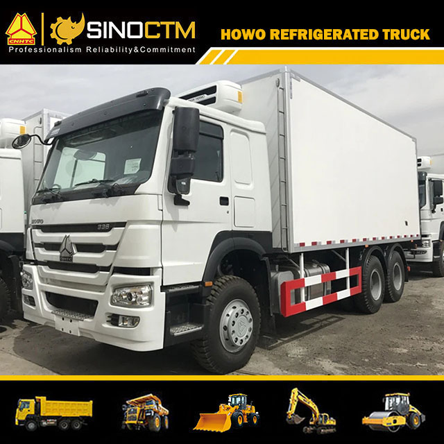 SINOTRUK HOWO 6X4 Refrigerated Truck 23ft