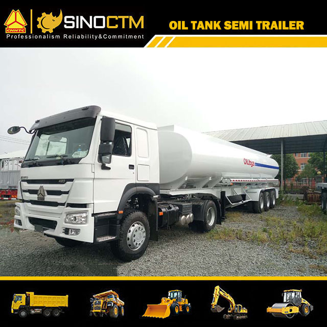 Three Axles 50CBM Oil Tanker Semi-Trailer