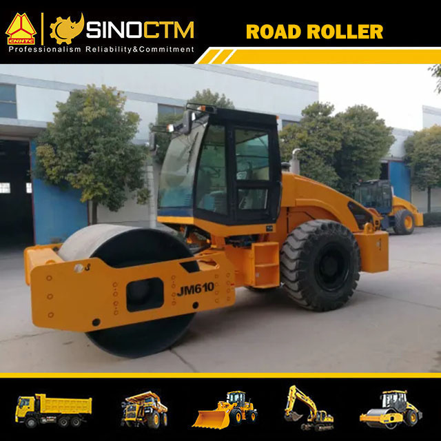 JM610 SINGLE DRUM VIBRATORY ROLLER 10T