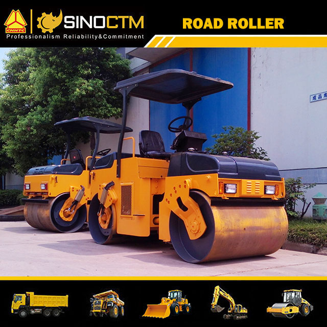 YZC4 DOUBLE DRUM VIBRATORY ROLLER 4T