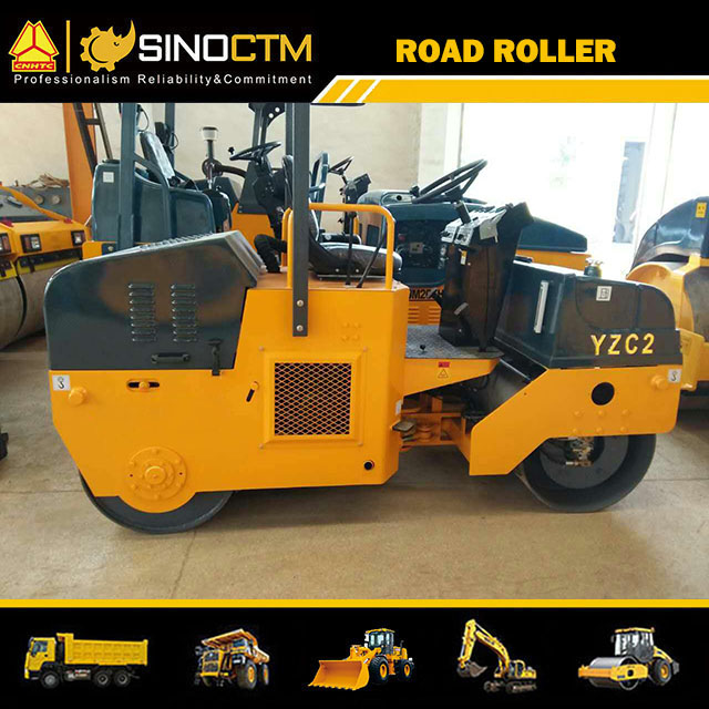 DOUBLE DRUM VIBRATORY ROLLER 2T