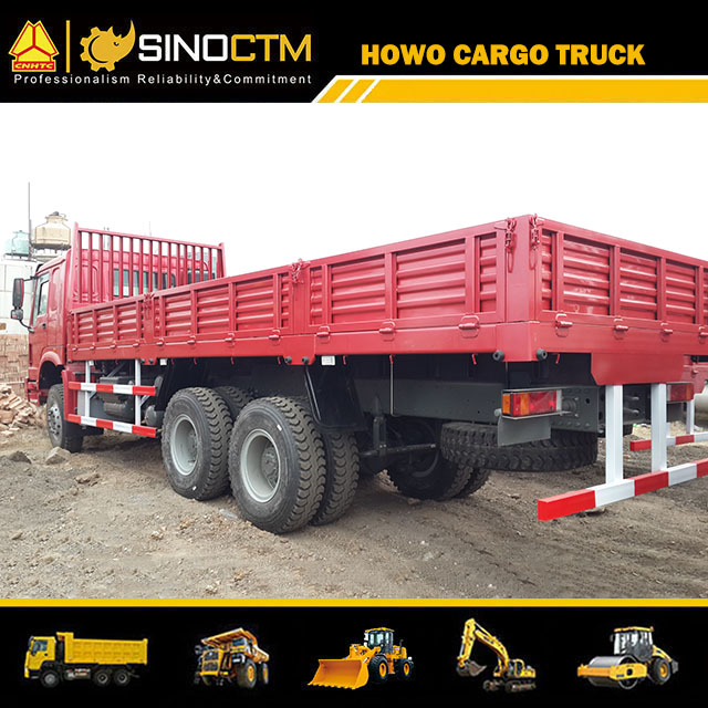 SINOTRUK HOWO 6X4 Cargo Truck 25ft