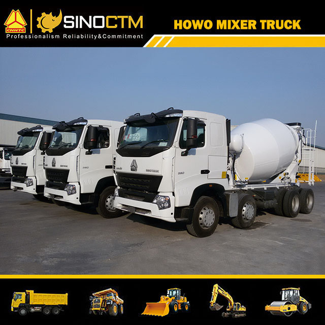 SINOTRUK HOWO-A7 8X4 Concrete Mixer Truck 12cbm