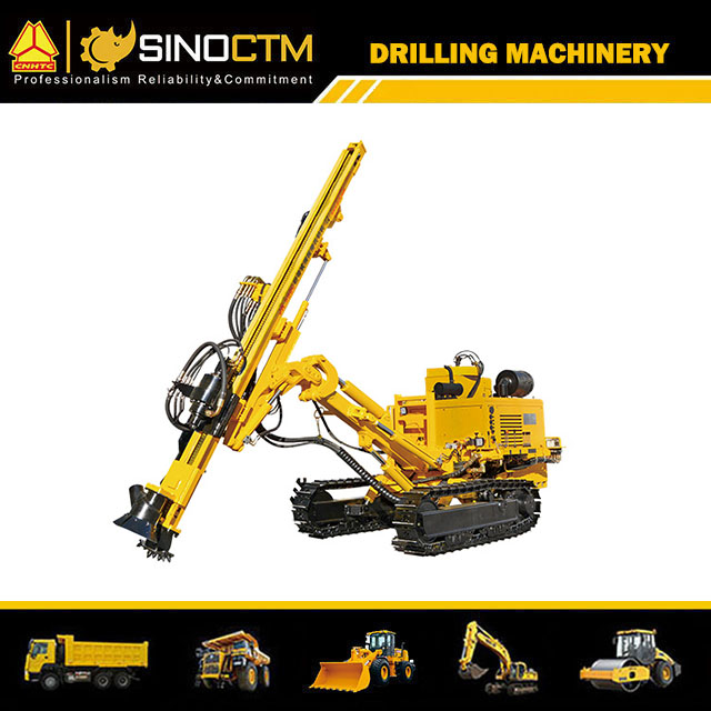 Jk590BC Crawler Mounted Hydraulic DTH Drill Rig