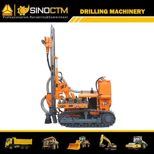 JK520 Crawler Mounted Hydraulic DTH Drilling Rig