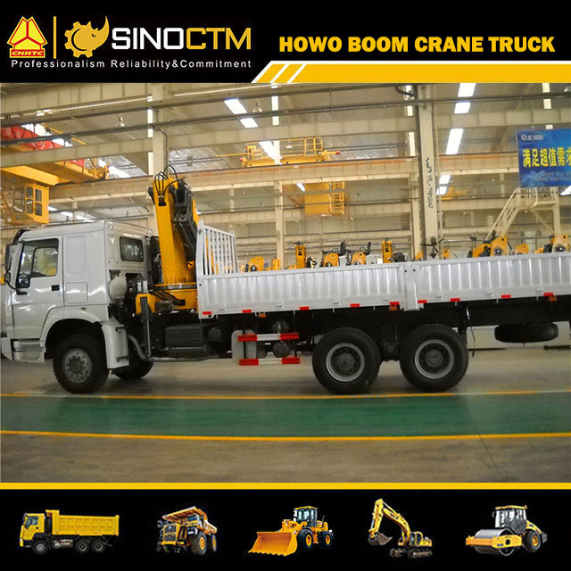 SINOTRUK HOWO 6x4 Boom Truck 8T Crane