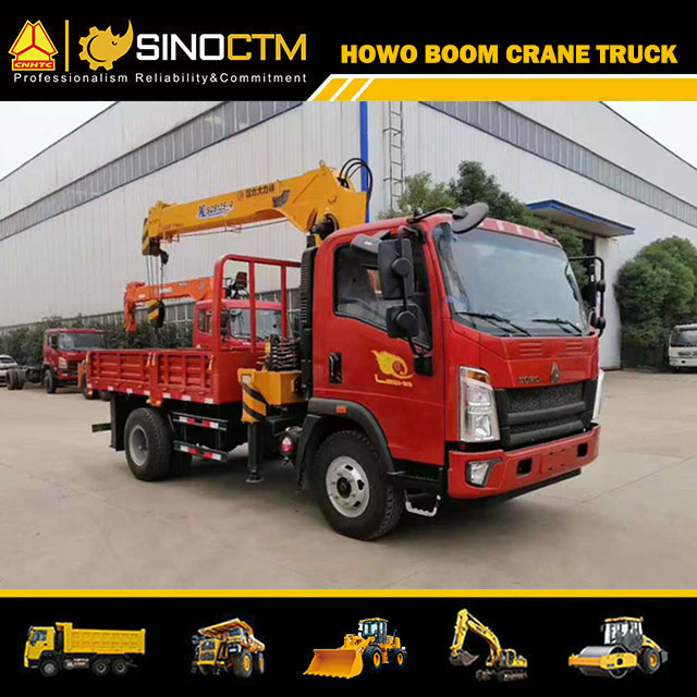 SINOTRUK HOWO 4X2 Light Boom Truck 3.2T