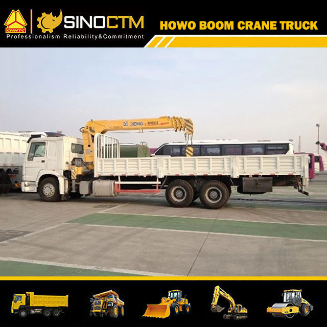 SINOTRUK HOWO 6x4 Boom Truck 10T Crane Truck