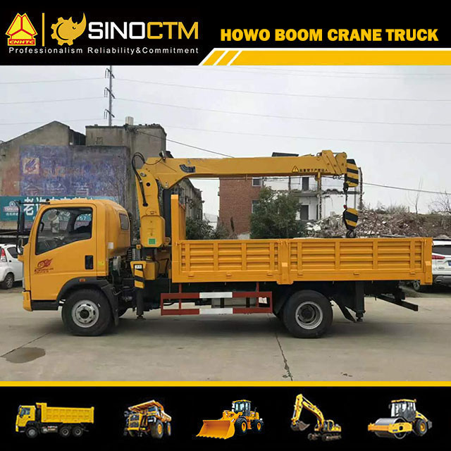 SINOTRUK HOWO 4X2 Light Boom Truck 6T