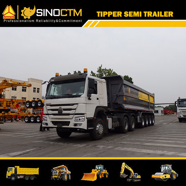 Four Axle Tipper Semi-Trailer(60Ton)