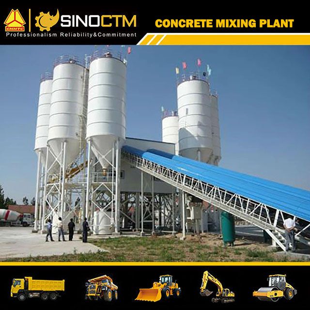 Concrete mixing plant HZS180