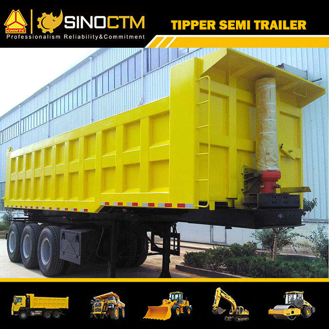 Three Axle Dump Semi-Trailer 40Ton