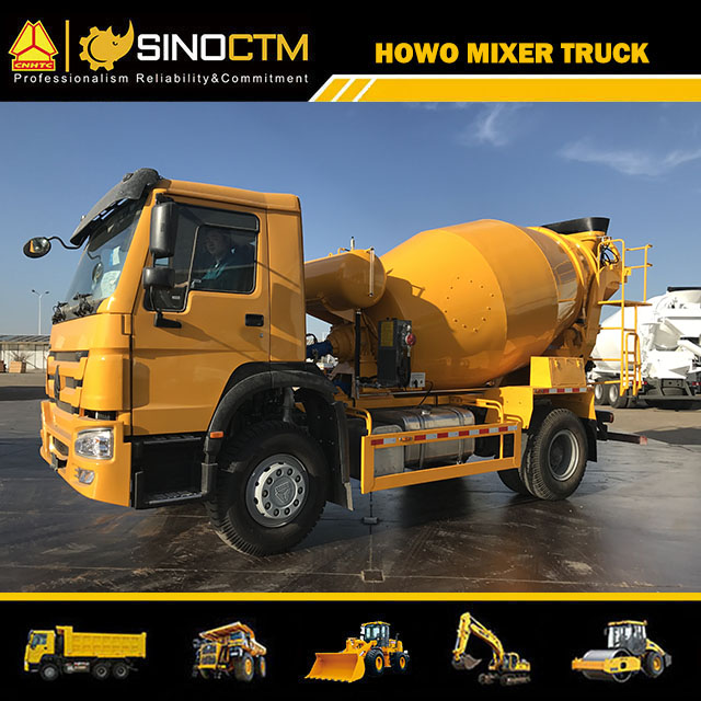 SINOTRUK HOWO 4X2 Concrete Mixer Truck 6CBM